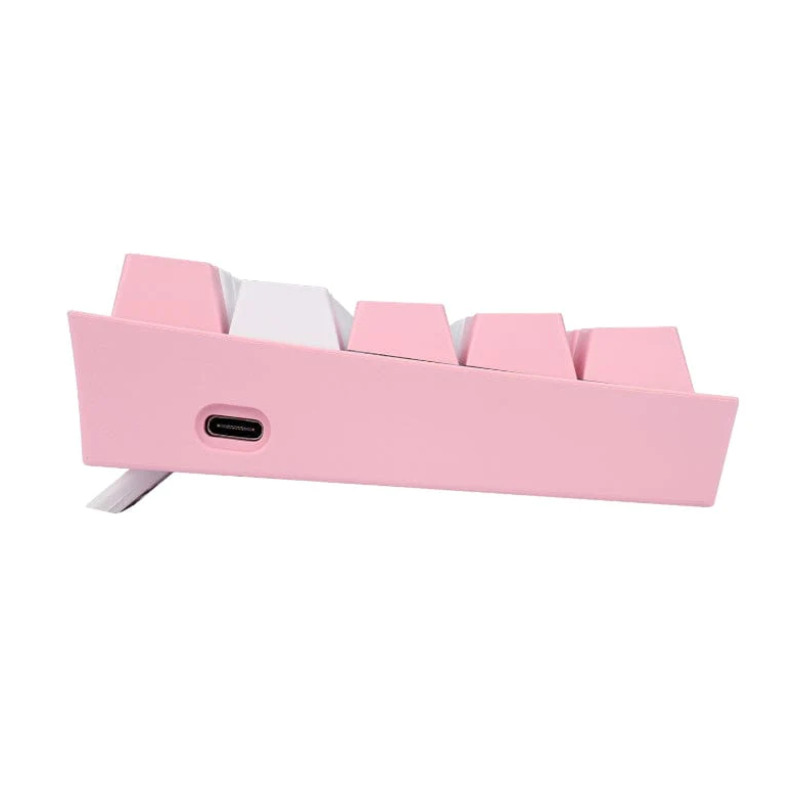 REDRAGON K616-RGB WP FIZZ PRO, Teclado Mecánico multiconexion Blanco y Rosa image 6